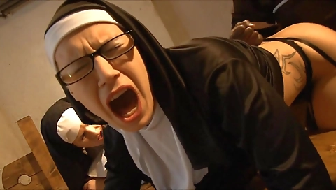 Lesbian interracial threesome with black and white porn studs