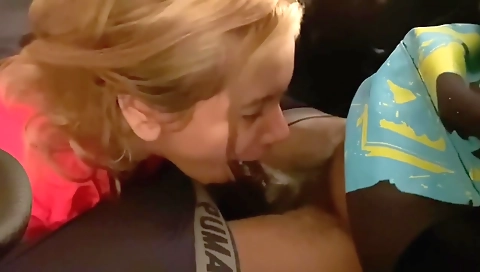 Busty latina has a black guy fuck her pussy and facial