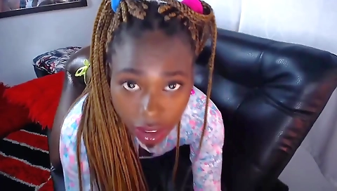 Ebony babe gets her asshole fucked by a white dude 2