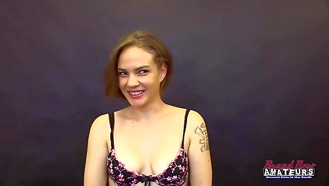 18+ tattooed blonde teen 18+ uses her deepthroat and pussy