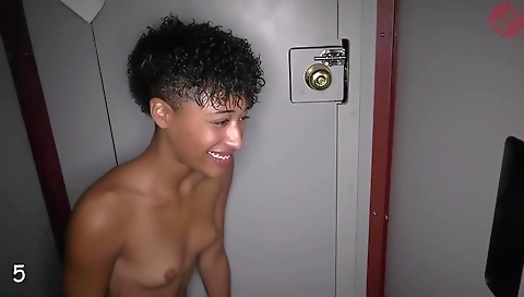 Interracial sex with a small blonde and a black cock