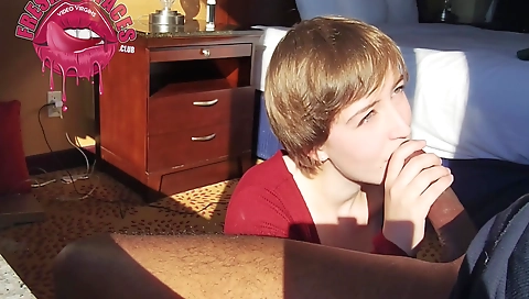 Petite brunette with big tits filmed with a big dick