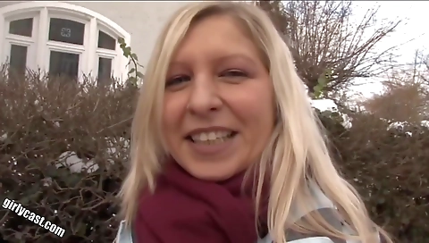 Brunette is fucked by black guy in black stockings