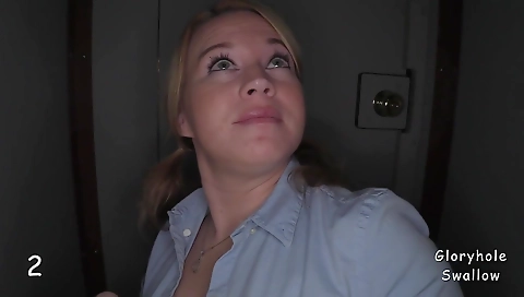 Big boob milf with big ass sucks a big dick and swallows