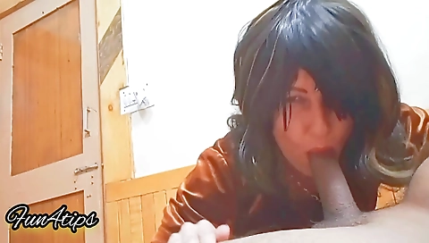 Indian big booty shows off her breasts and ass to her friend