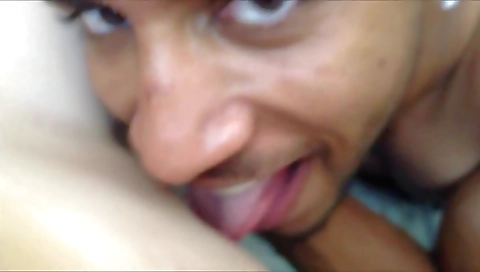 Amateur sex video with a pretty girl and black guy