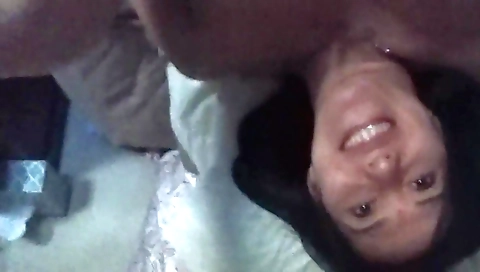 Chinese milf gets her ass fucked by her young husband